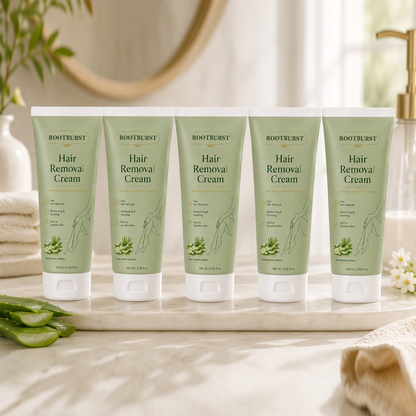 Rootburst™ Natural Gentle Hair Removal Cream | For Women & Men, Sensitive Skin