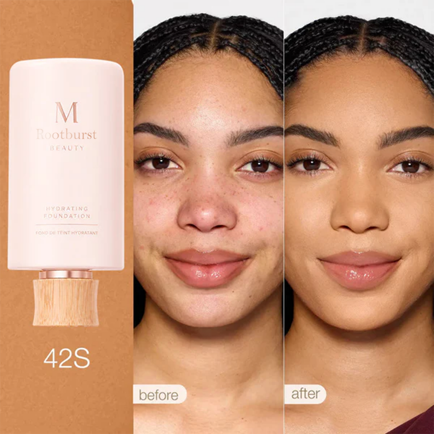 Limited Time BOGO Free🔥 Full Coverage Serum Foundation & FREE Brush