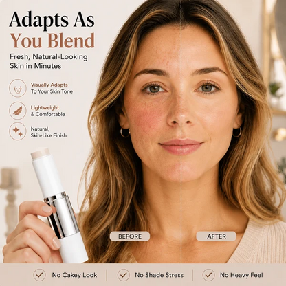 Shade-Adaptive Foundation Stick for a Natural-Looking Finish