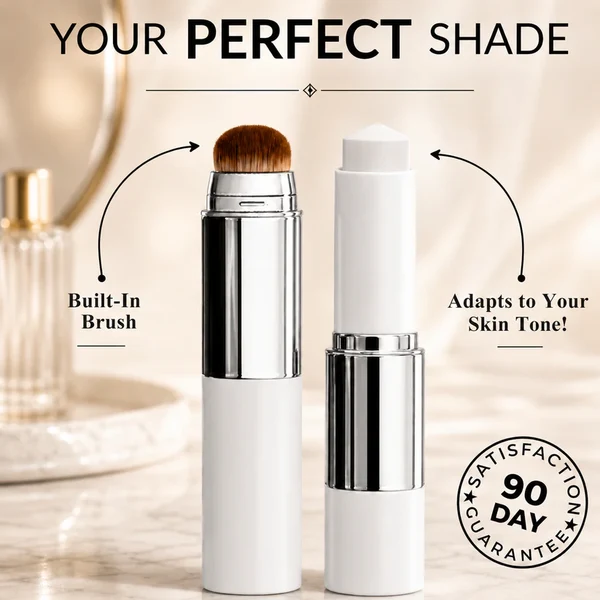 Shade-Adaptive Foundation Stick for a Natural-Looking Finish