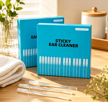 Rootburst Reusable Ear Care Stick | Portable Sticky Tip Ear Cleaning Tool
