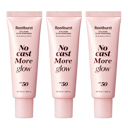Rootburst Lightweight SPF 50 Broad Spectrum Face Sunscreen | Daily Hydrating Formula with Peptides & Cica