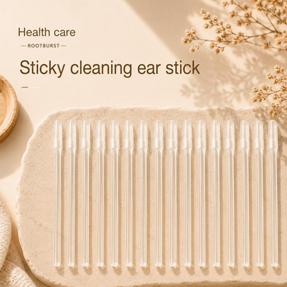 Rootburst Reusable Ear Care Stick | Portable Sticky Tip Ear Cleaning Tool