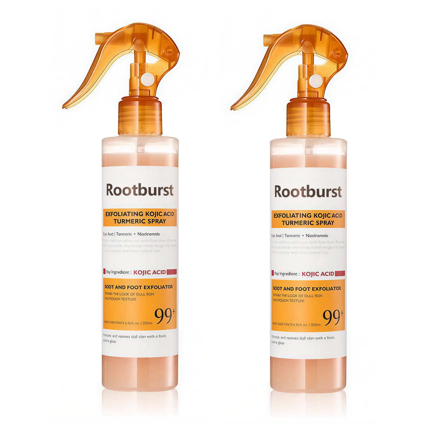 Rootburst Peel Care Spray | Kojic Acid & Turmeric Body Care Formula | 200ml