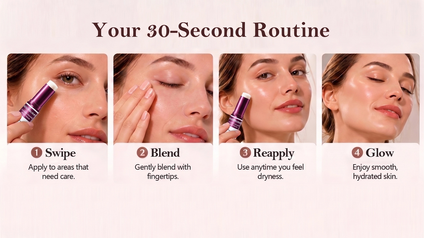 Rootburst Calcium Multi Balm Stick | Daily Hydrating Balm for Eyes, Lips & Face