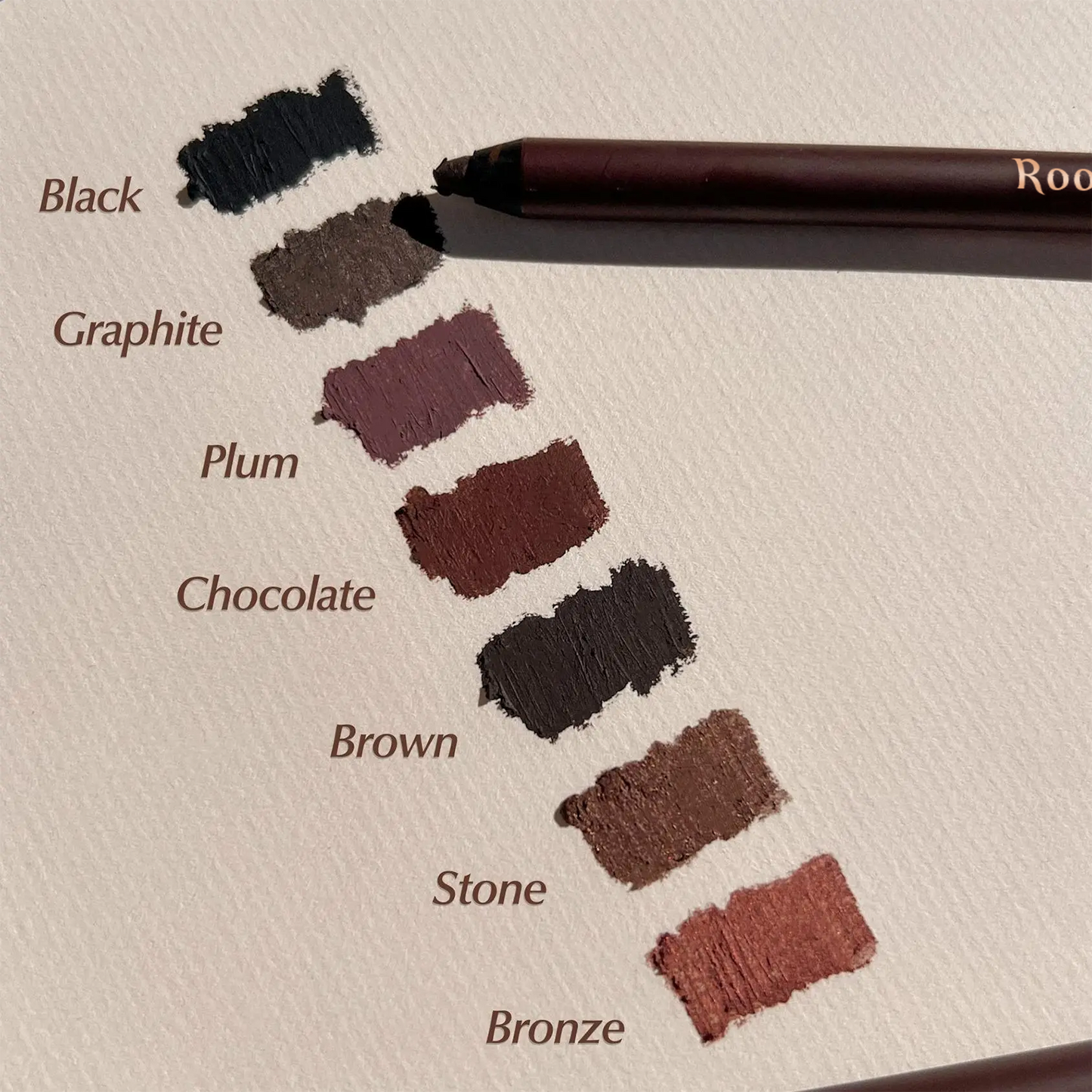 Rootburst Waterproof Sharpenable Eyeliner Pencil | Long-Wear Vegan Eye Makeup
