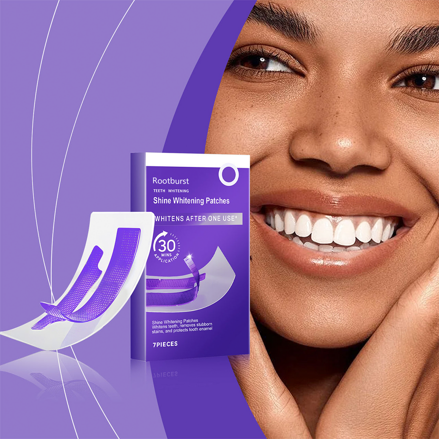 Rootburst Comfortable Fit Teeth Whitening Strips