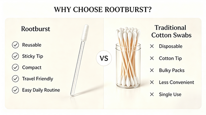 Rootburst Reusable Ear Care Stick | Portable Sticky Tip Ear Cleaning Tool
