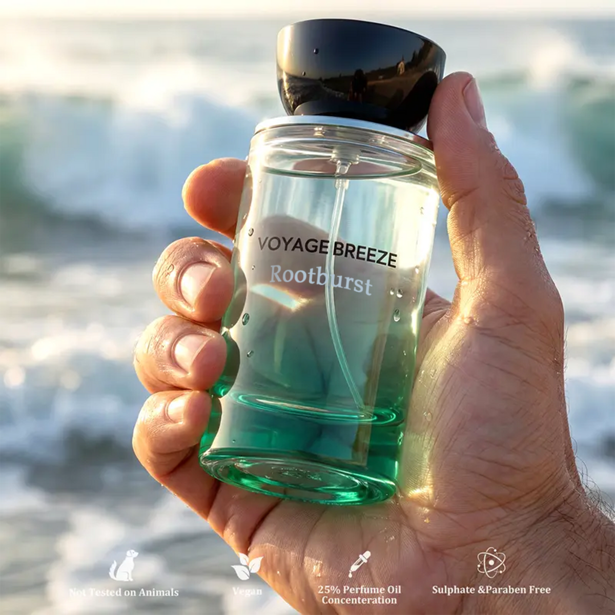 Rootburst Citrus Fruity Extrait de Parfum 100ml | Fresh Everyday Fragrance