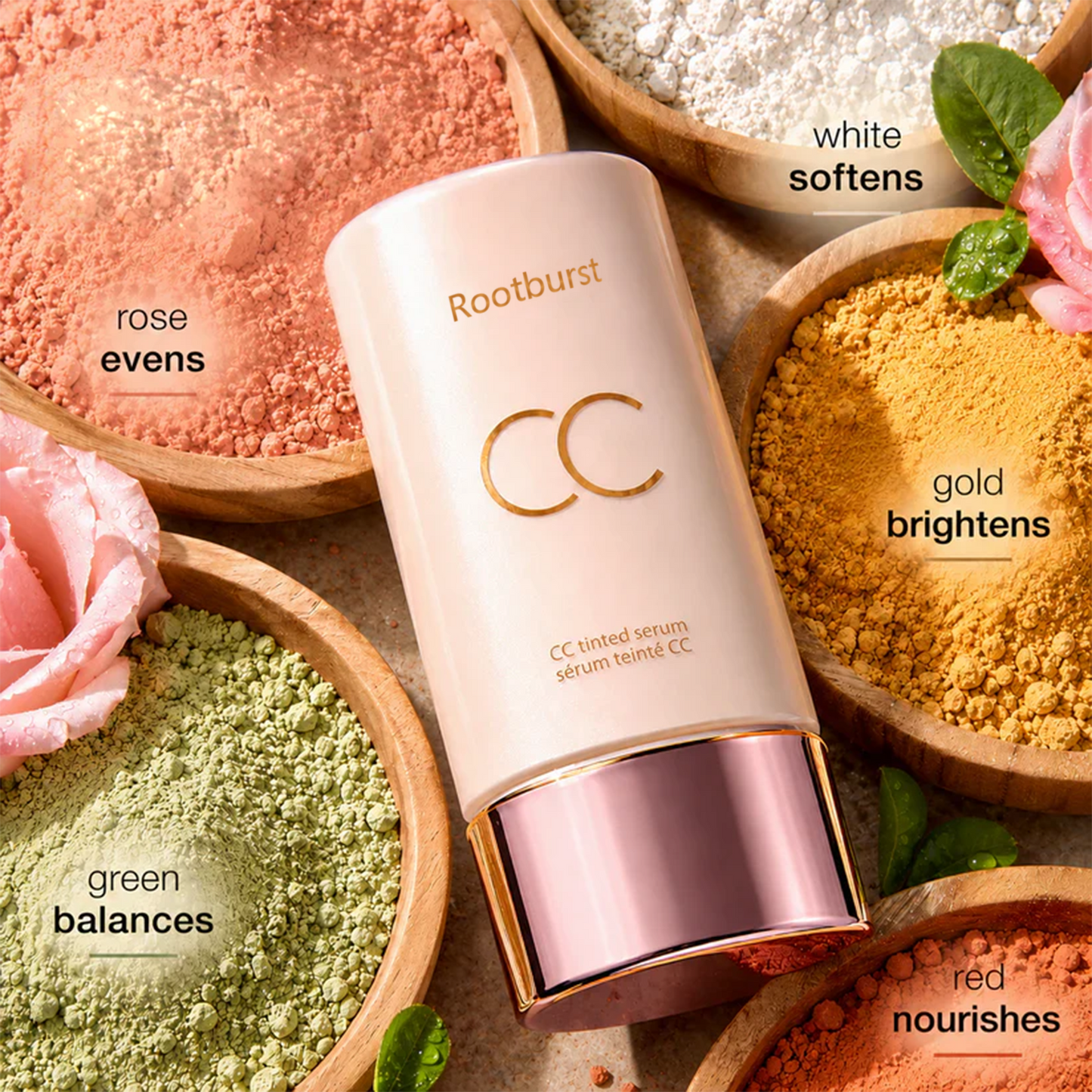 Rootburst CC Color-Correcting Tinted Face Serum